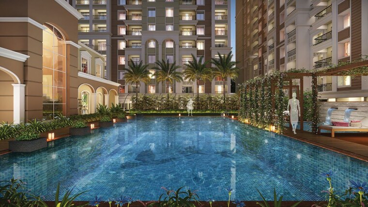 Swimming Pool, nyati-era 2.5 Bedroom 997 Sq.Ft. Apartment In Dhanori Pune 10784803