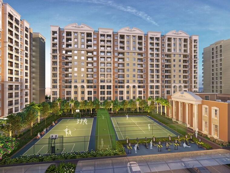 Exterior View, nyati-era 2.5 Bedroom 997 Sq.Ft. Apartment In Dhanori Pune 10784803