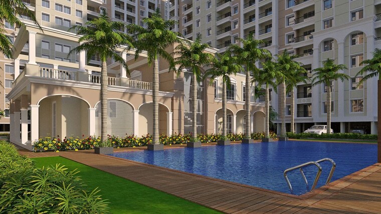 Swimming Pool, nyati-era 2 Bedroom 835 Sq.Ft. Apartment In Dhanori Pune 10784779