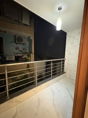 Balcony in 3 BHK Builder Floor at Raj Nagar – for Rent