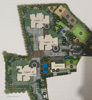 Master Plan in 3 BHK Apartment at Disha Whitehill Towers, Whitefield Road – for Sale