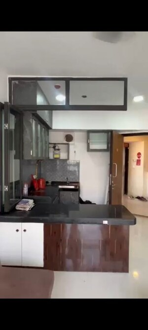 Kitchen in 1 BHK Apartment at Lodha Crown Quality Homes, Majiwada – for Rent