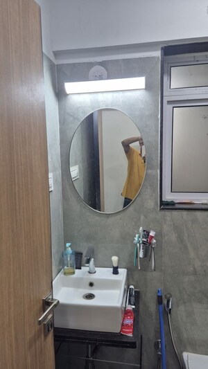 Bathroom in 2 BHK Apartment at Vaibhav Eastern Groves, Vikhroli East – for Rent