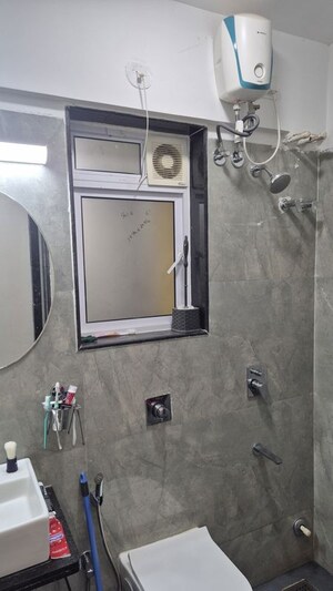 Bathroom in 2 BHK Apartment at Vaibhav Eastern Groves, Vikhroli East – for Rent