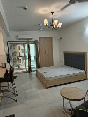 Kitchen in 1 RK Apartment at Nimbus The Golden Palm, Sector 168 – for Rent
