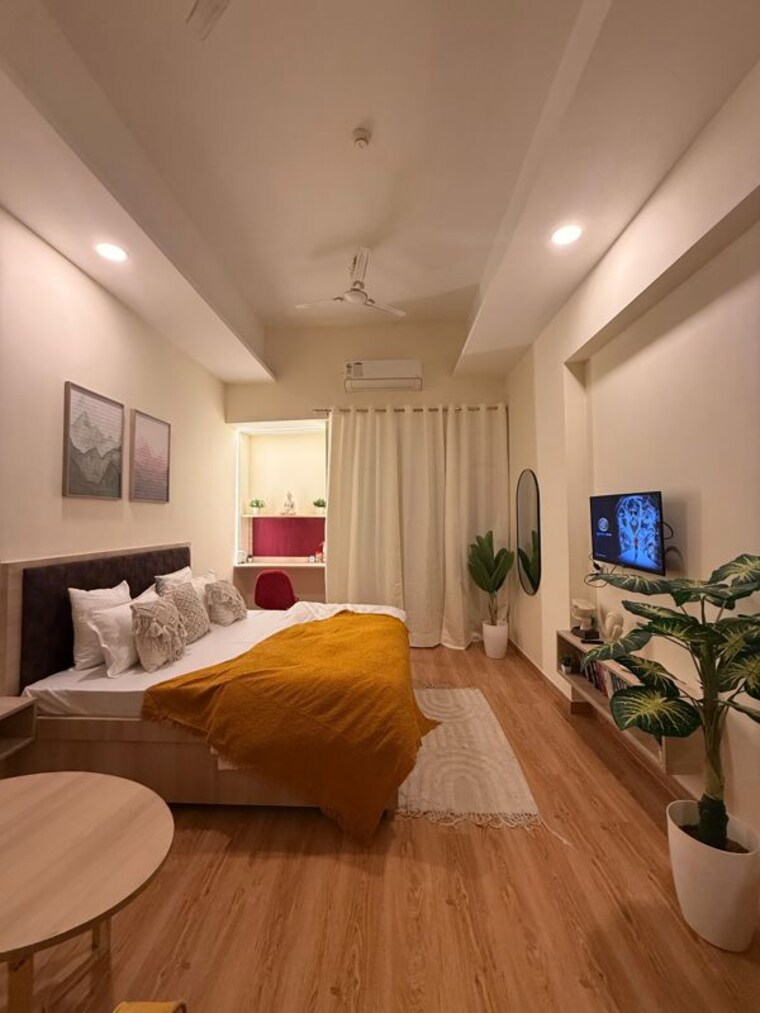 Bedroom, gaur-city-mall Studio 515 Sq.Ft. Apartment In Sector 4 Greater Noida Greater Noida 10784980
