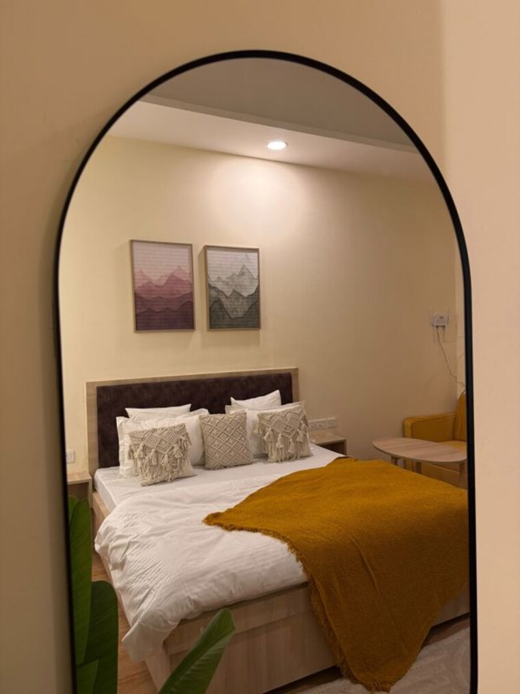 Bedroom, gaur-city-mall Studio 515 Sq.Ft. Apartment In Sector 4 Greater Noida Greater Noida 10784980