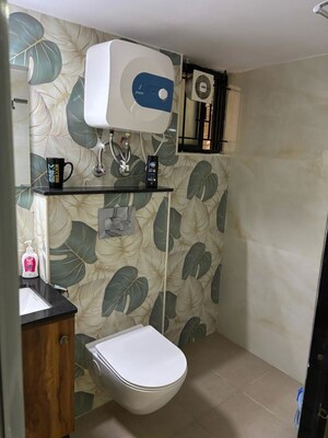Bathroom in 1 BHK Builder Floor at 6th Block – for Rent