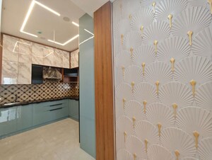 Kitchen in 3 BHK Apartment at Hallmark Treasor, Narsingi – for Rent