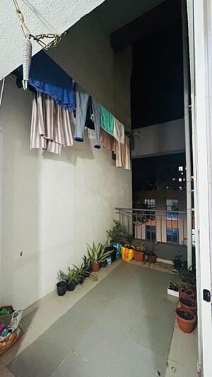 Balcony in 2 BHK Apartment at Rainbow Westport, Baner – for Rent