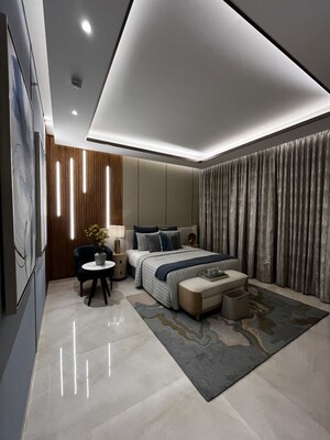 Staircase in 3 BHK Apartment at Trendset Allure, Kokapet – for Sale