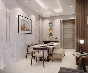Dining area in 2 BHK Apartment at Nyati Emerald, Baner – for Sale