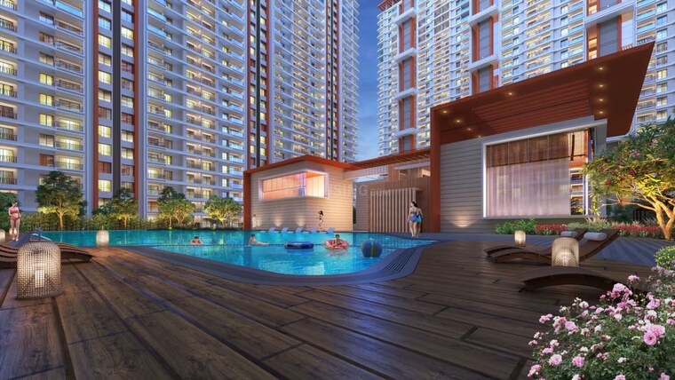 Swimming Pool, nyati-emerald 2 Bedroom 838 Sq.Ft. Apartment In Baner Pune 10784994