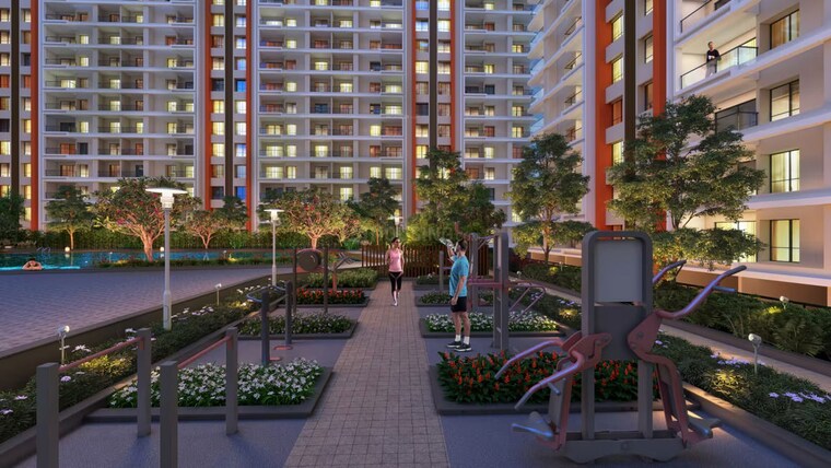 Exterior View, nyati-emerald 2 Bedroom 838 Sq.Ft. Apartment In Baner Pune 10784994