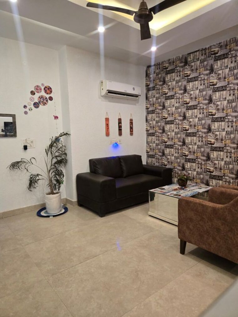 Living Room, affinity-greens 3 Bedroom 1305 Sq.Ft. Apartment In International Airport Road Zirakpur 10785045