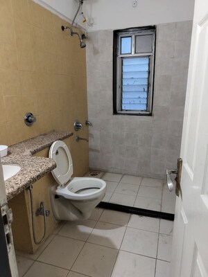 Bathroom in 3 BHK Apartment at Mirchandani Palms, Rahatani – for Rent