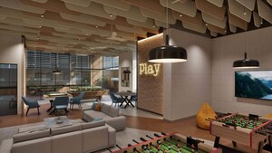 Living Room in 4 BHK Apartment at Nyati Evania, Sadashiv Peth – for Sale
