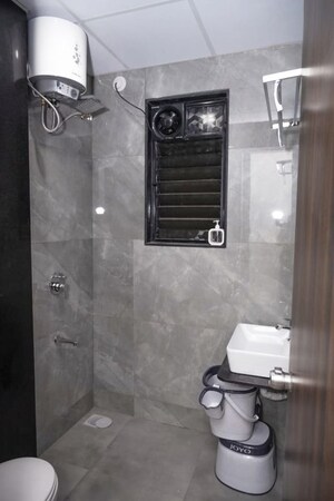 Bathroom in Studio Apartment at Chandan Nagar – for Rent