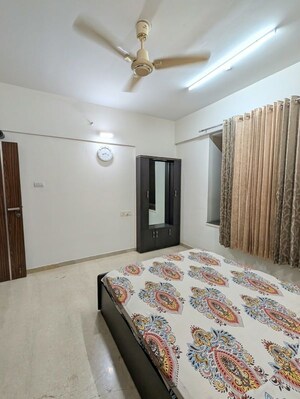 Bedroom in 3 BHK Apartment at Gera Trinity Towers, Kharadi – for Rent
