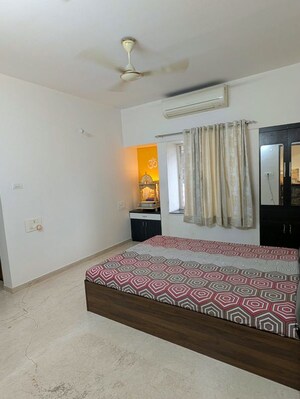 Bedroom in 3 BHK Apartment at Gera Trinity Towers, Kharadi – for Rent