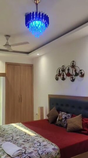 Living Room in Studio Apartment at Nimbus The Golden Palm, Sector 168 – for Sale
