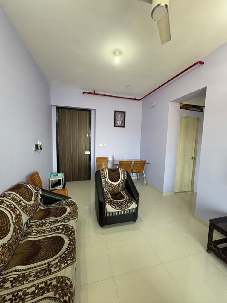 Living Room, ashar-edge 1 Bedroom 456 Sq.Ft. Apartment In Pokhran Road No Two Thane 10785130