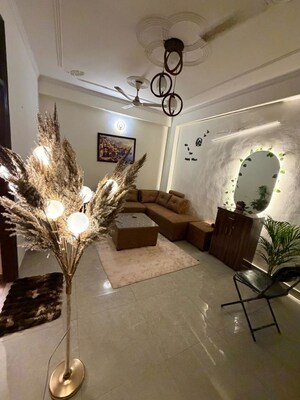 Living Room in 1 BHK Builder Floor at Saket – for Rent
