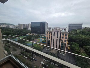 Balcony in 2 BHK Apartment at LnT Elixir Reserve, Powai – for Rent