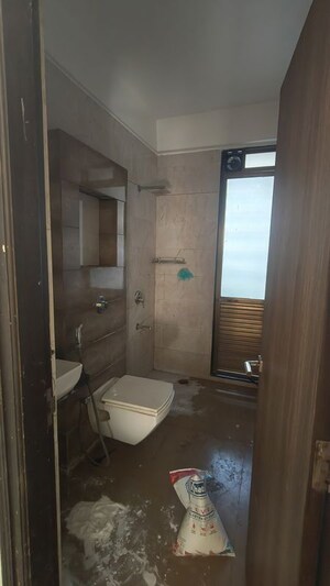 Bathroom in 3 BHK Apartment at Ishwar Om Siddhivinayak Apartment, Kharghar Sector 21 – for Rent