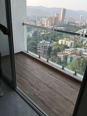 Balcony in 3 BHK Apartment at Avenue Hills, Kharghar Sector 12 – for Rent