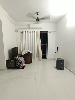 Living Room in 1 BHK Apartment at Ashar Axis, Majiwada – for Rent