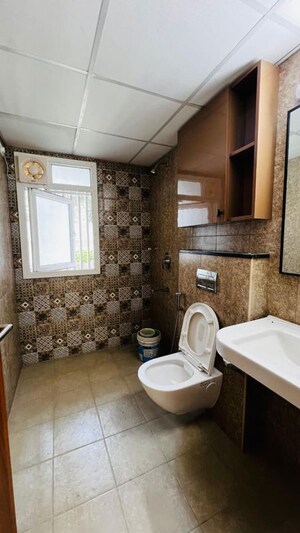 Bathroom in 3.5 BHK Apartment at Salarpuria Aqua Vista, Bannerghatta Road – for Rent