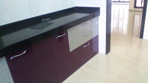 Kitchen in 2 BHK Apartment at Sawan Highness, Kharghar – for Rent