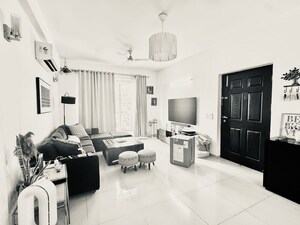 Living Room in 3 BHK Apartment at Emaar Emerald Hills Phase 2, Sector 65 – for Rent