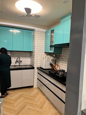 Kitchen in 3 BHK Apartment at Bestech Park View Residency, Sector 3 – for Rent