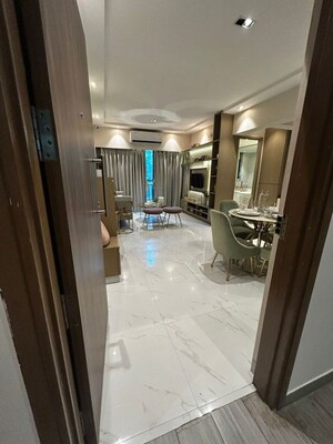 Building Lobby in 3 BHK Apartment at Runwal Gardens, Dombivli East – for Sale