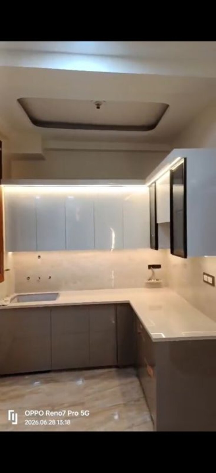 Kitchen, vasundhara sector 1 3 Bedroom 1000 Sq.Ft. Builder Floor In Vasundhara Sector 1 Ghaziabad 10785369