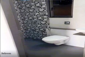 Bathroom in 3 BHK Apartment at Bramhacorp The Collection, Kalyani Nagar – for Rent