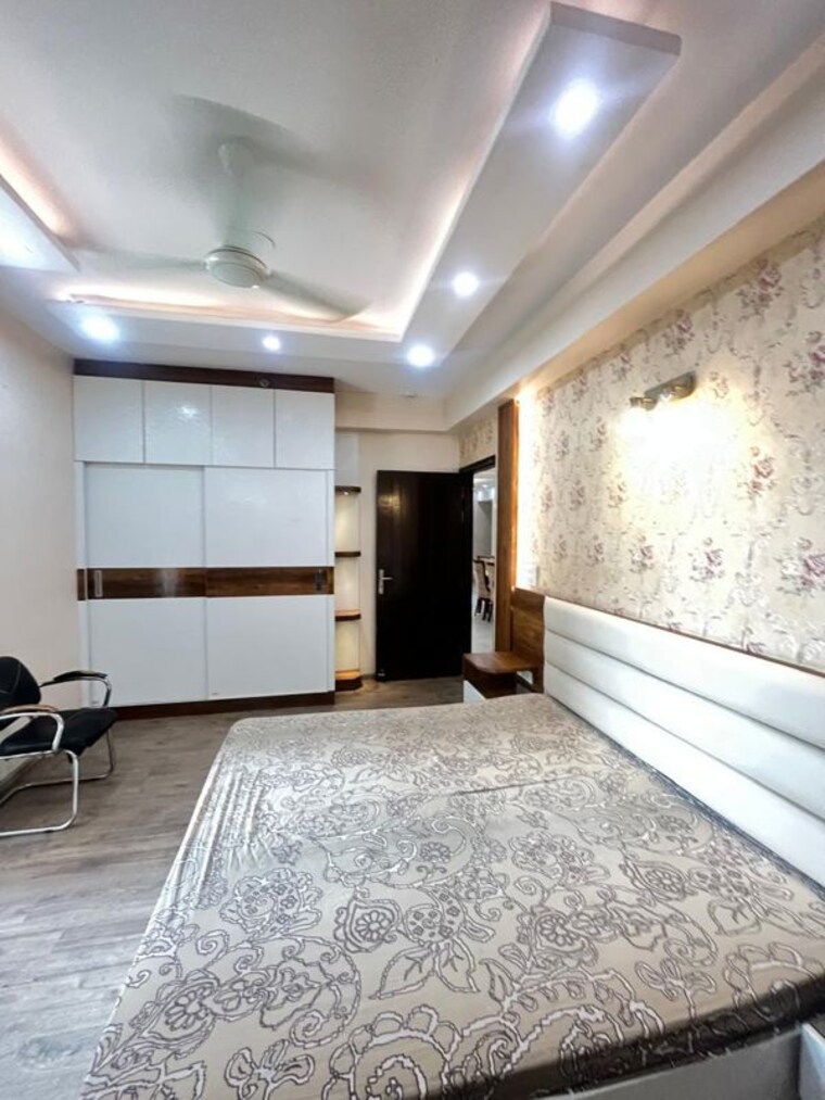 Bedroom, aba-cleo-county 3 Bedroom 1620 Sq.Ft. Apartment In Sector 121 Noida 10785104