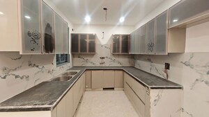 Kitchen in 3 BHK Builder Floor at Green Fields Colony – for Rent