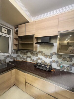 Kitchen in 2 BHK Builder Floor at Chittaranjan Park – for Rent