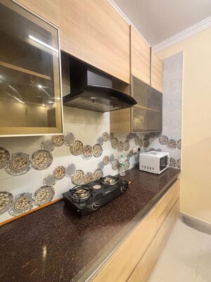 Kitchen in 2 BHK Builder Floor at Chittaranjan Park – for Rent