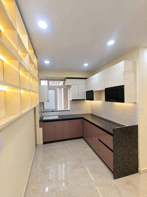 Kitchen in 3 BHK Apartment at Transcon Triumph Tower 2, Andheri West – for Rent
