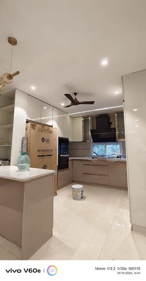Kitchen in 4 BHK Builder Floor at Realtech The Luxurium, Sushant Lok I – for Rent