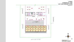 Floor Plan in  Shop at Sasane Nagar – for Sale
