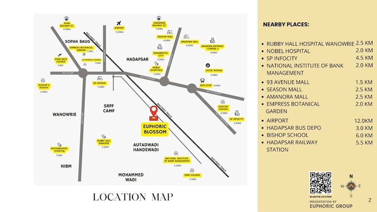 Map Location, sasane nagar Commercial Shop 461 Sq.Ft. In Sasane Nagar Pune 10785510