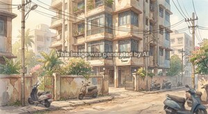  Apartment – Exterior View View at Dhobi Ali - for Sale