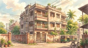  Apartment – Exterior View View at Thakurpukur - for Sale