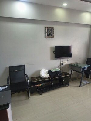 Living Room in 1 BHK Apartment at Tejas Estate Poorva Residency, Pimple Saudagar – for Rent
