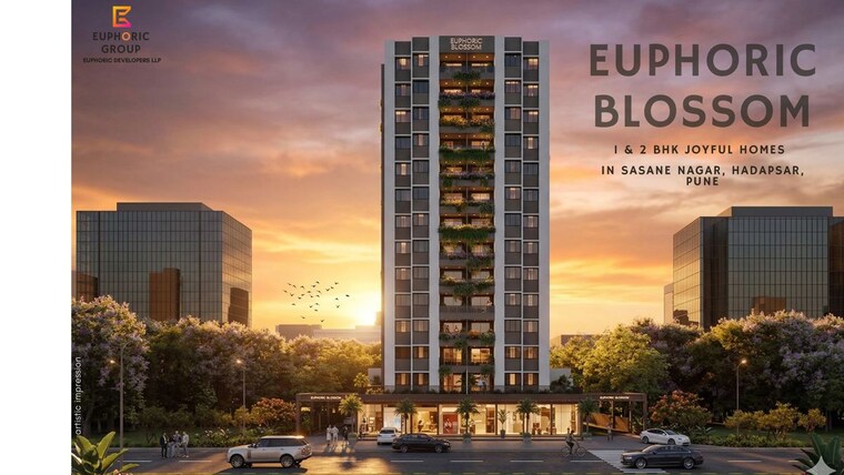 Exterior View, euphoric-blossom 2 Bedroom 631 Sq.Ft. Apartment In Hadapsar Pune 10785572